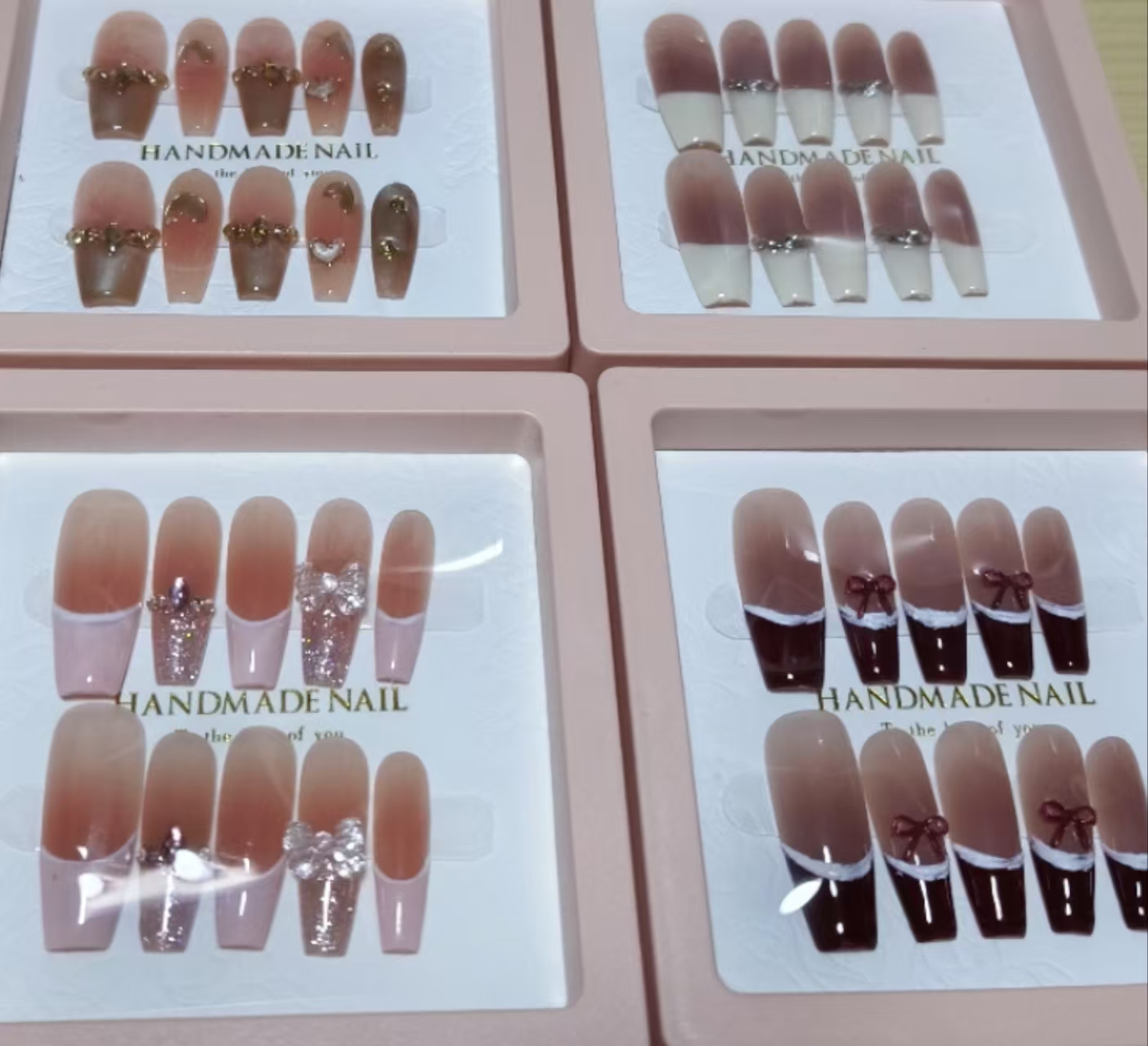 【直播间链接】手工穿戴甲微瑕                              