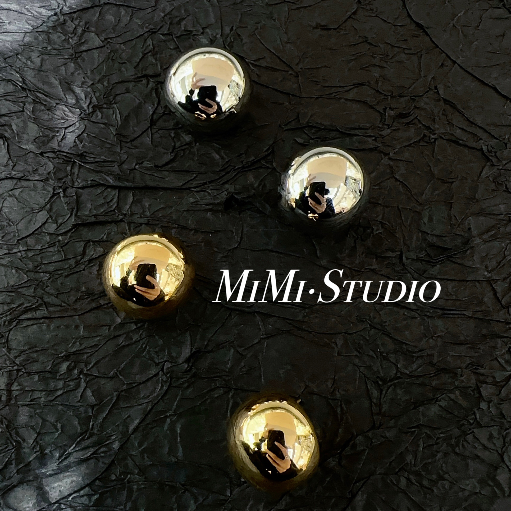 铜合金耳饰 日常极简圆形冷风百搭耳钉