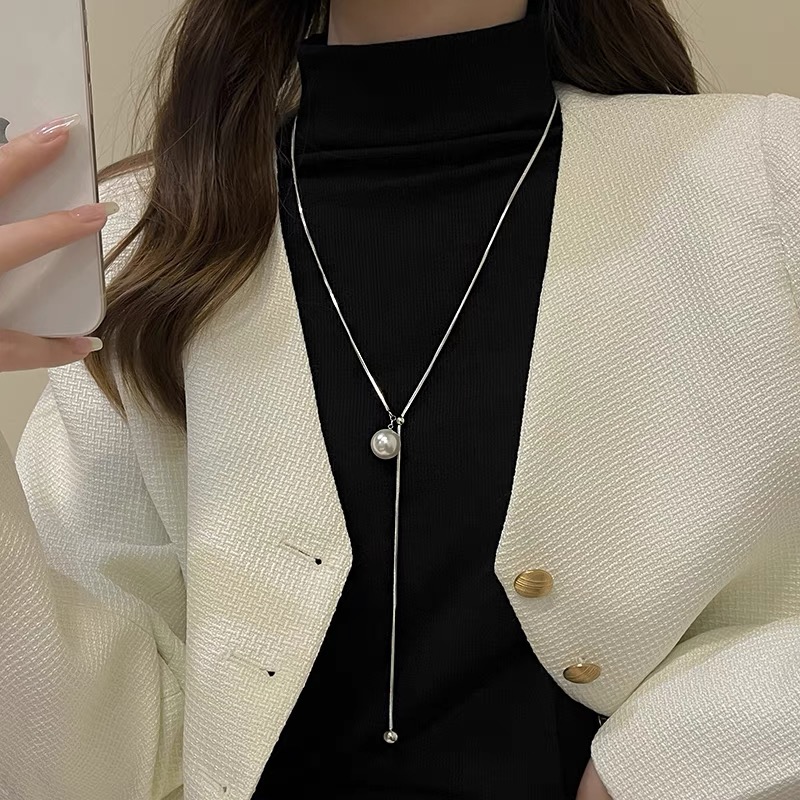 GEFFETA/格菲塔 高级优雅长款毛衣项链2024年爆款气质