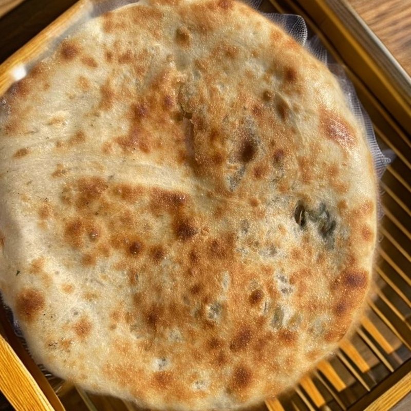 大悟炕饼子传统特色手工咸香松脆炕饼锅盔馅饼红安