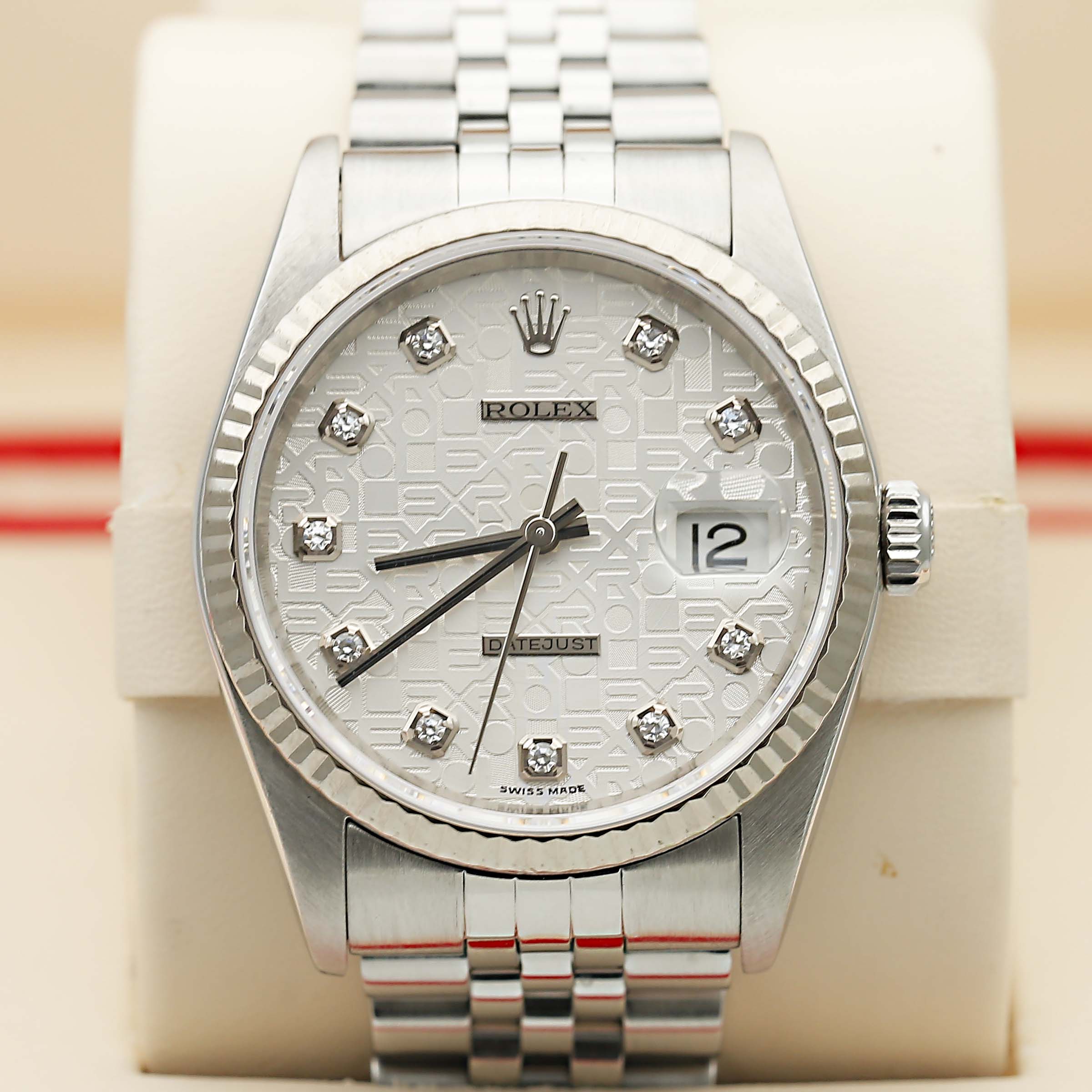 99新 Rolex/劳力士 添珍严选/日志16234/原钻电脑盘/36mm/单表