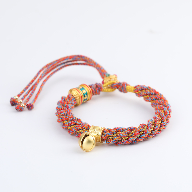 手编手绳（五台山发货）编织手链男女唐卡挂绳