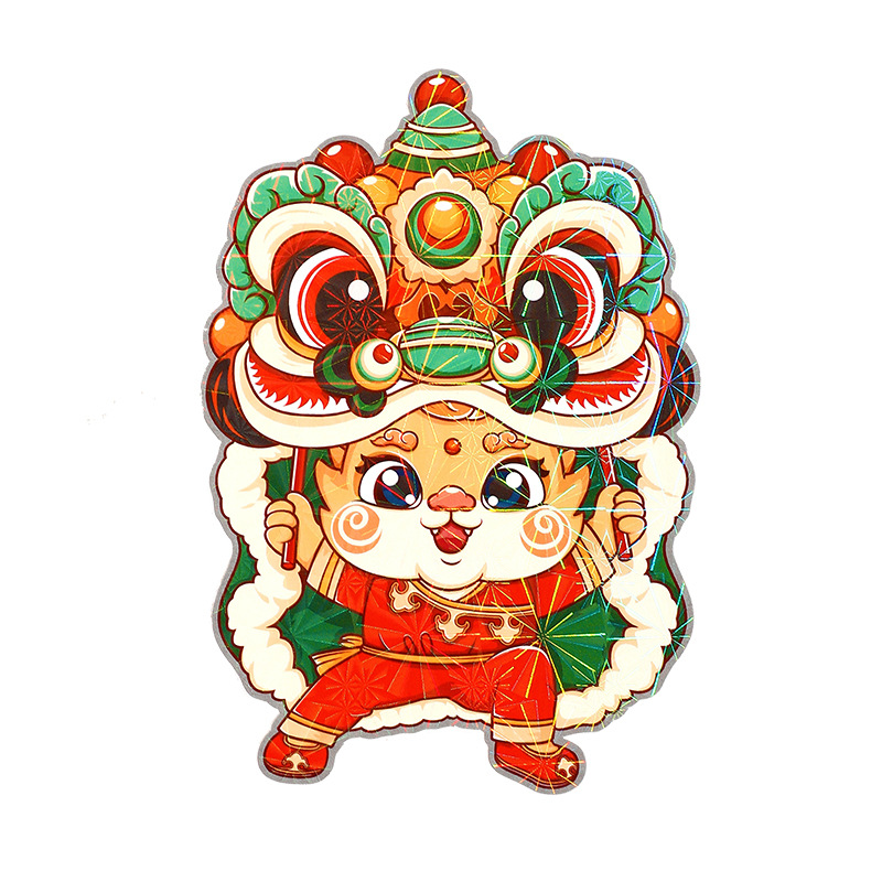 新年2024镭射龙年新款卡通红包可爱春节创意压岁过年利是儿童喜庆