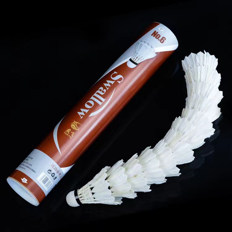 12只装6只耐打羽毛球初学者练习比赛室内外练习不易烂鸭毛球