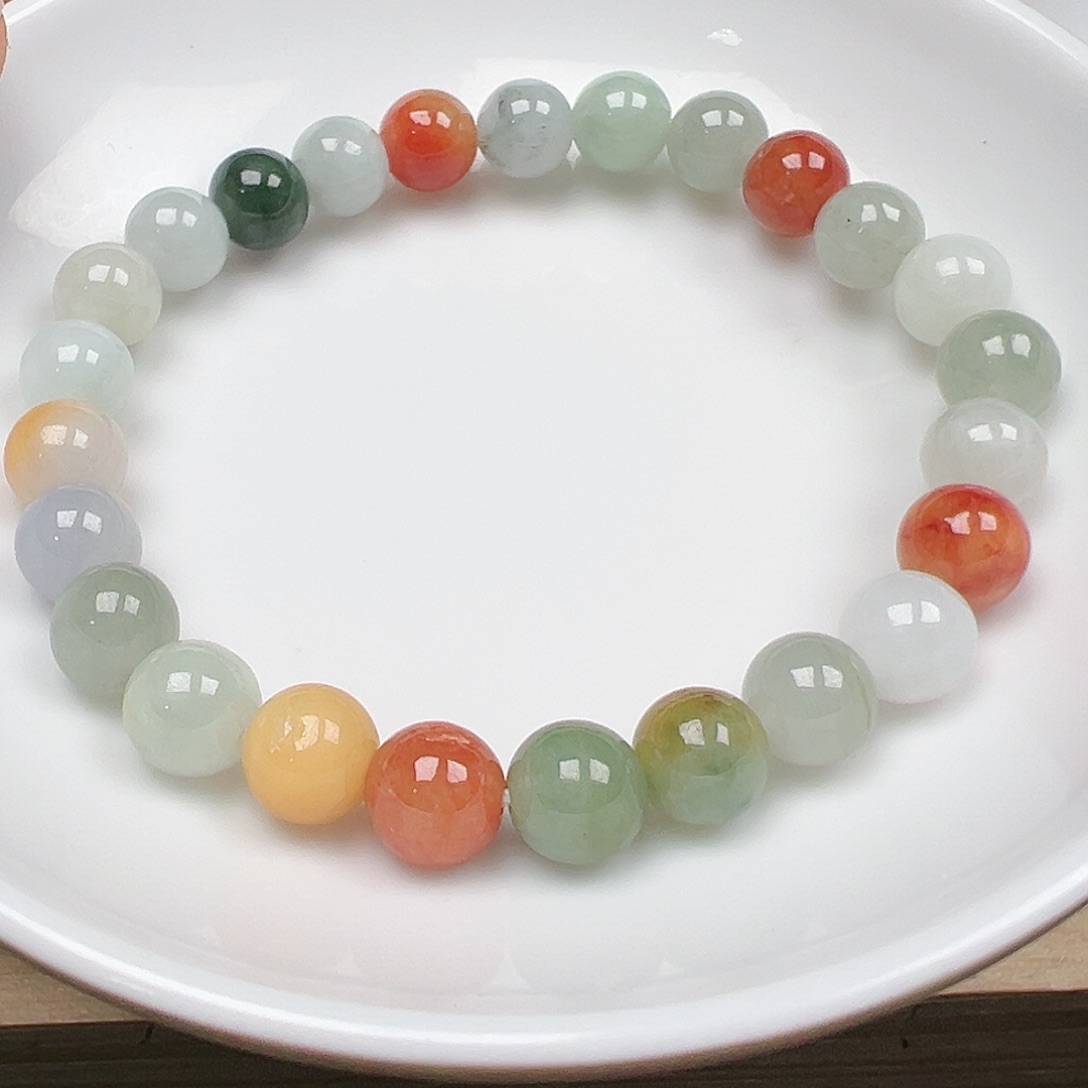 翡翠手链未镶嵌辛散珠货主老华