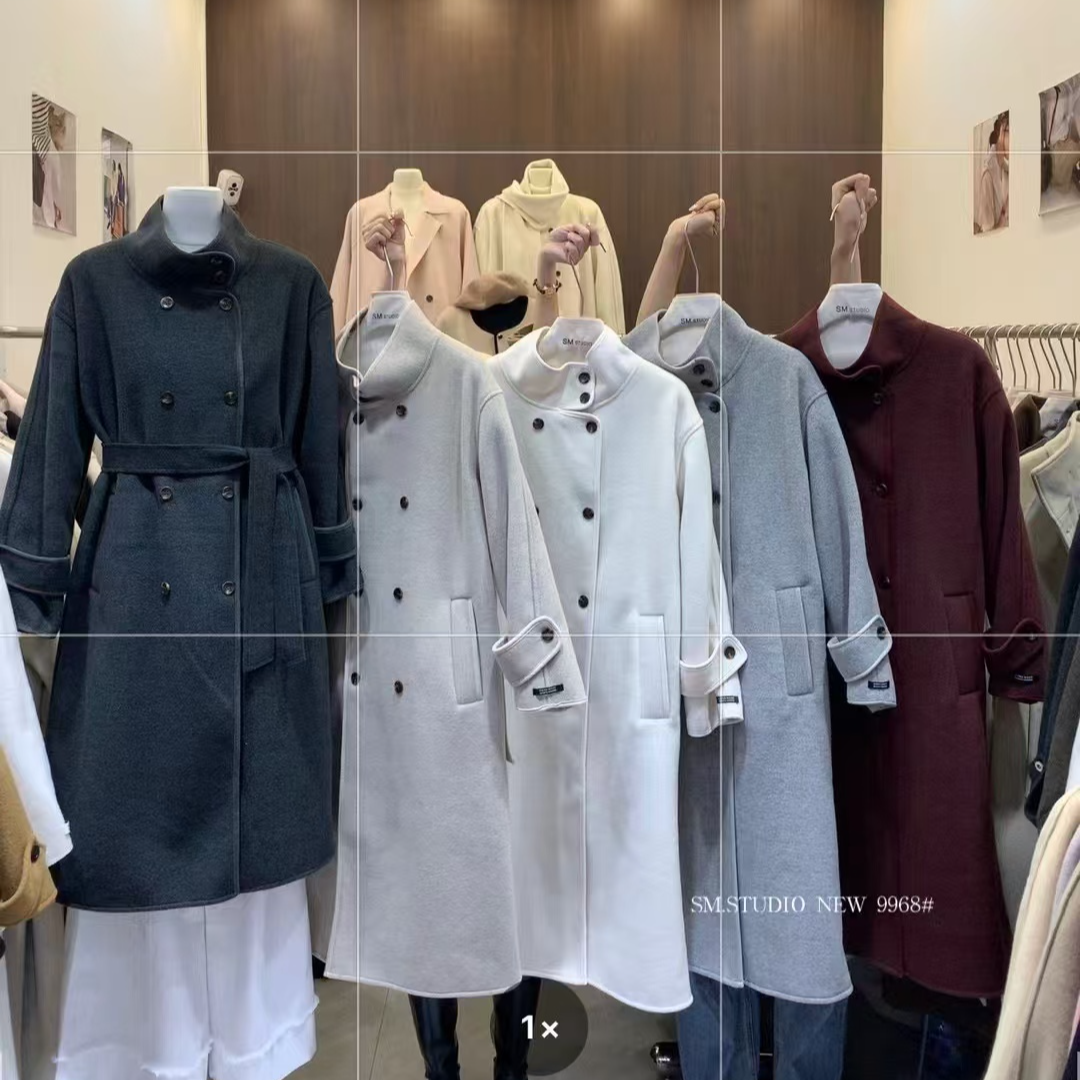 大码女装长款大衣120到220时尚百搭羊绒长款气质网红轻奢休闲女士