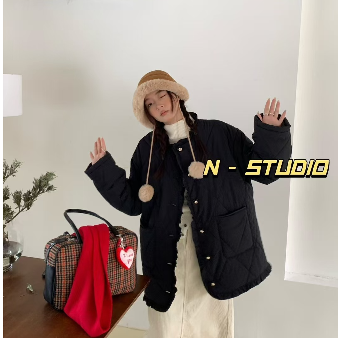 大码女装棉衣长款最大可以200斤秋冬冬季