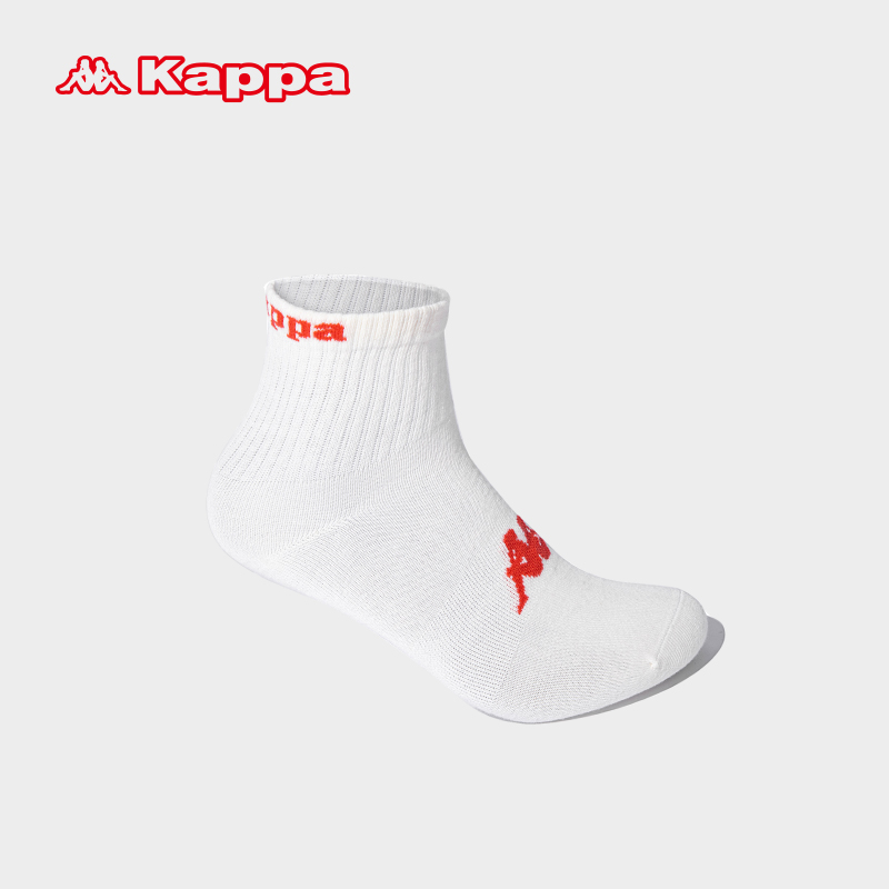 kappa背靠背男款舒适透气袜子女款吸汗加厚袜子K0B68WE56Z