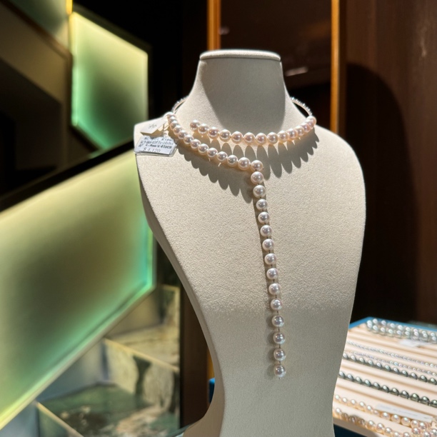 高货款 AKOYA设计款金珠大溪地珍珠孤品