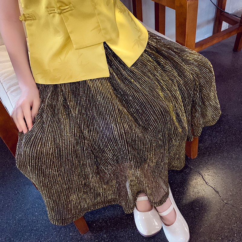  【宠粉浮力】米米哈罗女童汉服裙夏装国风半身裙中式裙子 X24153