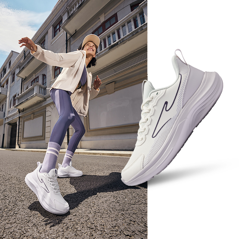 云逸丨鸿星尔克跑步鞋男女新款情侣跑步鞋缓震止滑跑鞋