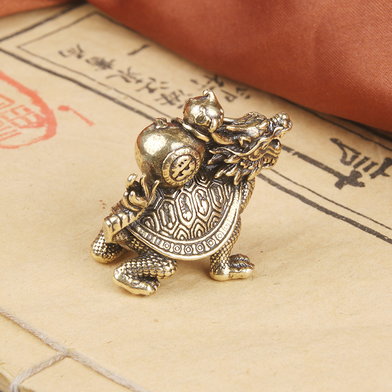 事情总是差一步？随身携带纯铜华夏吉祥招财龙龟事半功倍，促进成功