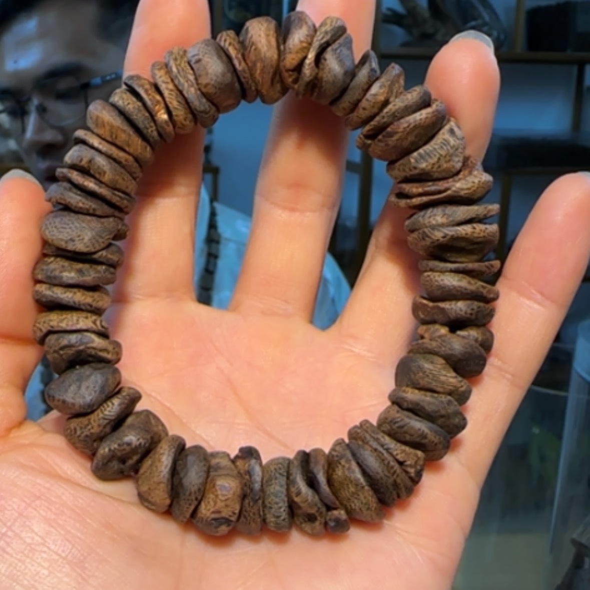 【闪购商品】沉香手串沉水树丁手串24.7克