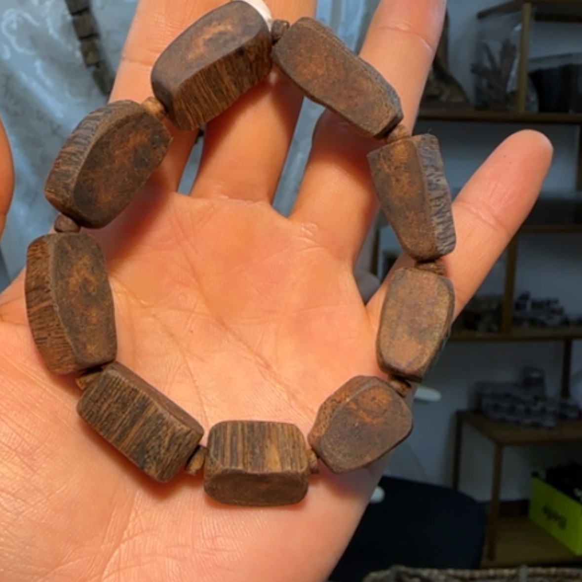 【闪购商品】沉香手串方形珠手串14克+