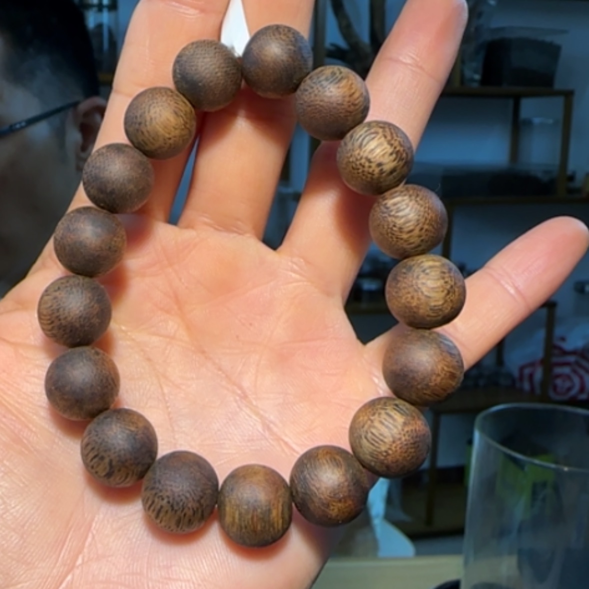 【闪购商品】沉香手串圆珠1.2手串12克+