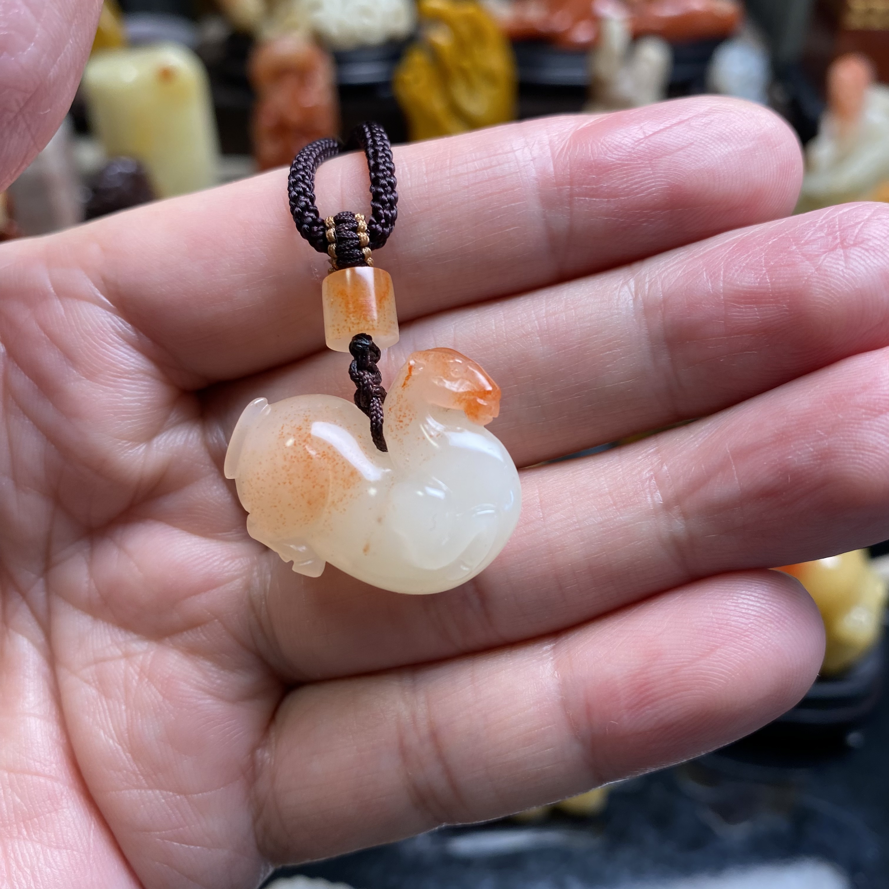 唐马生肖挂件 黄希作