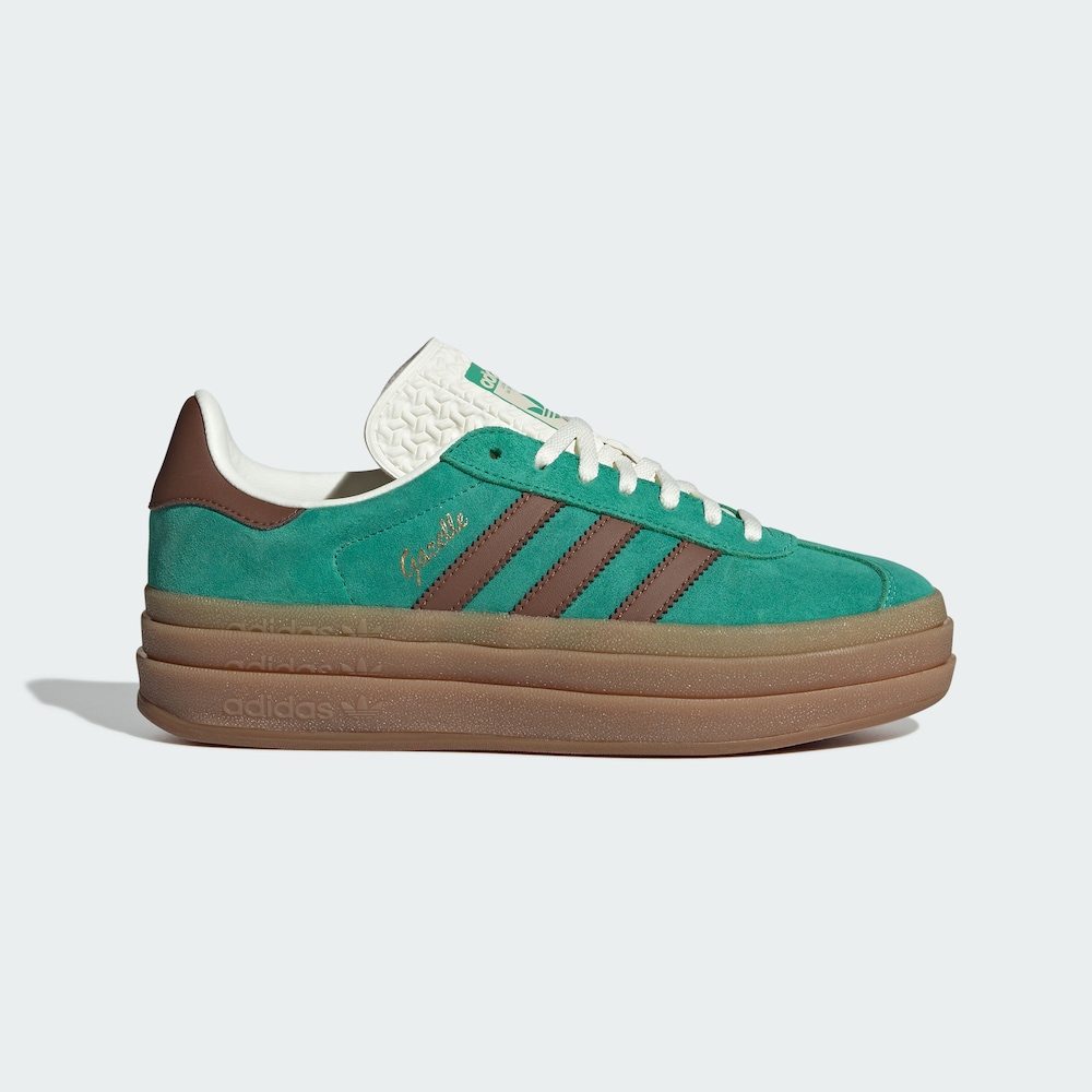 adidas三叶草GAZELLE BOLD W 经典厚底运动板鞋「T头鞋」JP8045