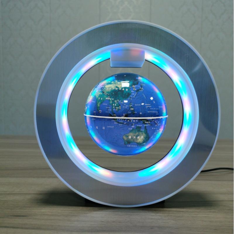 磁悬浮高清地球仪办公室摆件家居装饰自转发光黑科技生日礼物夜灯