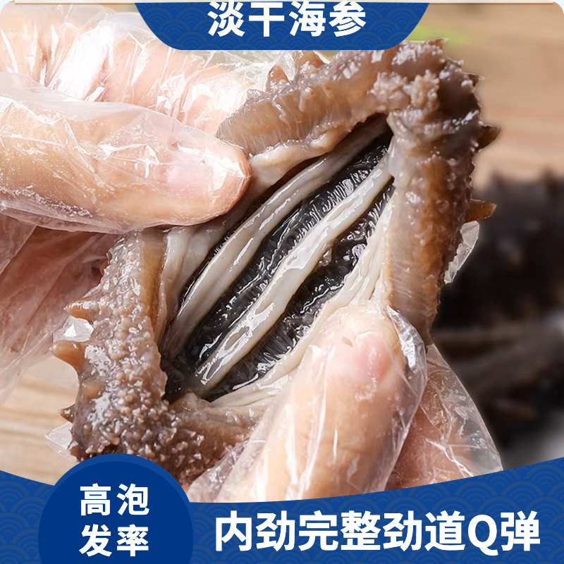 正宗大连 精品纯淡干海参 70-80头一斤装 顺丰包邮