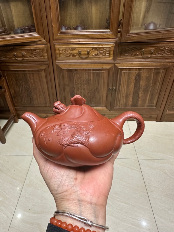 紫砂壶———鱼化龙