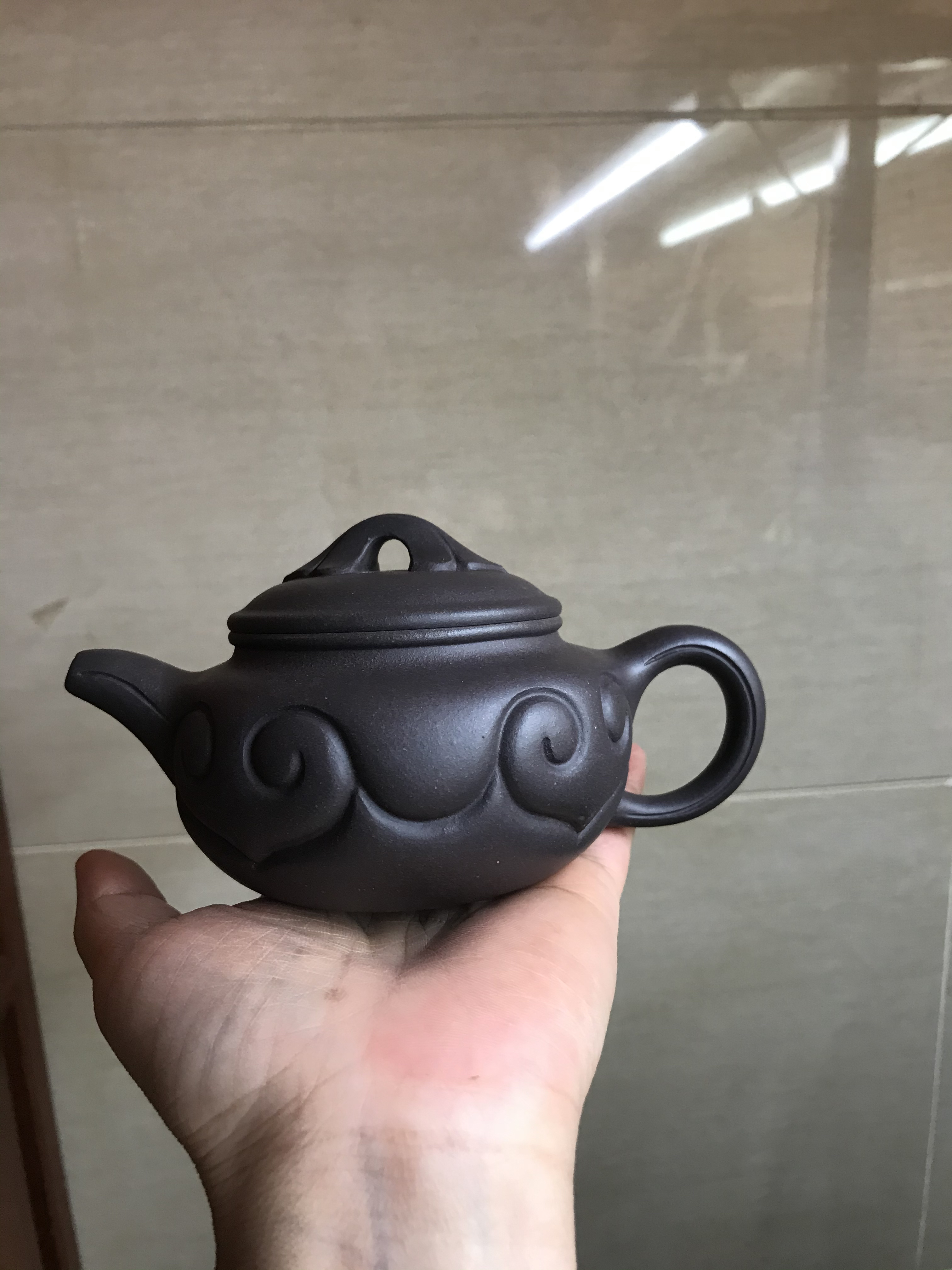 宜兴紫砂—-仿古如意