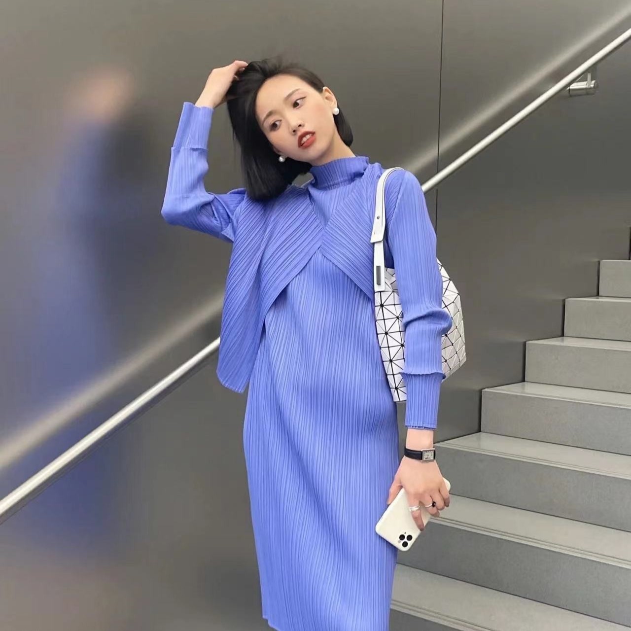 【合集1801-1899】褶皱女装时尚轻龄设计师女装气质显瘦 