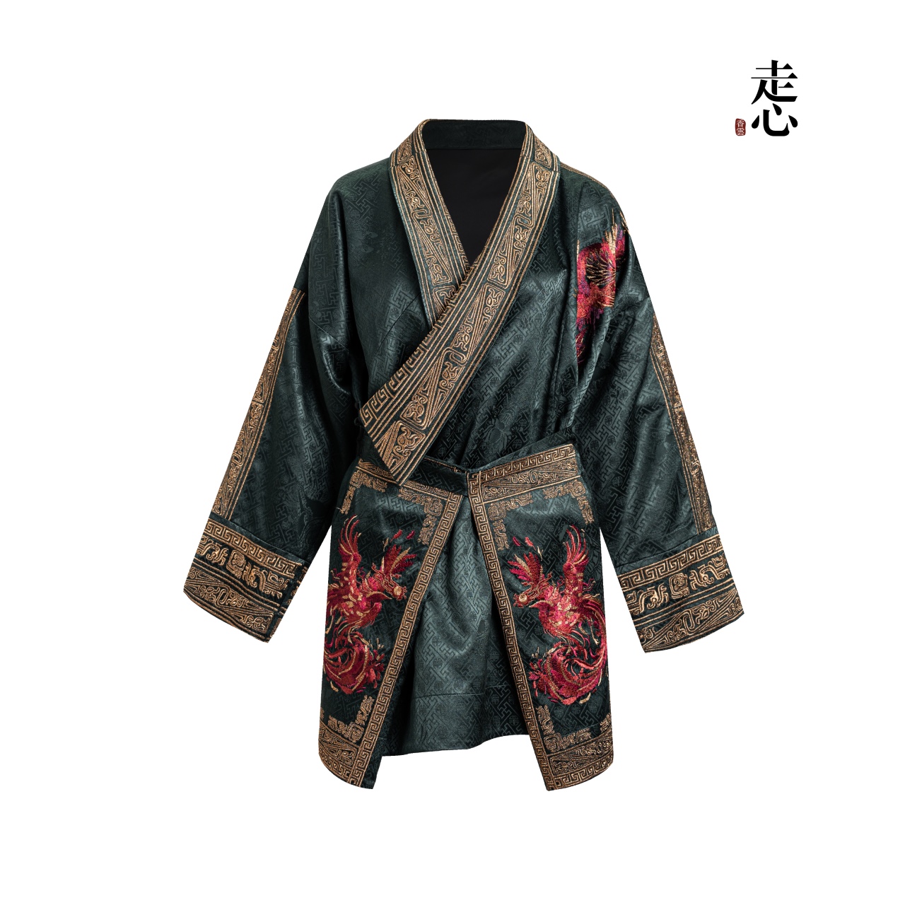 【走心非遗】山海经苗绣系列短款藏袍连衣裙24Z2281M