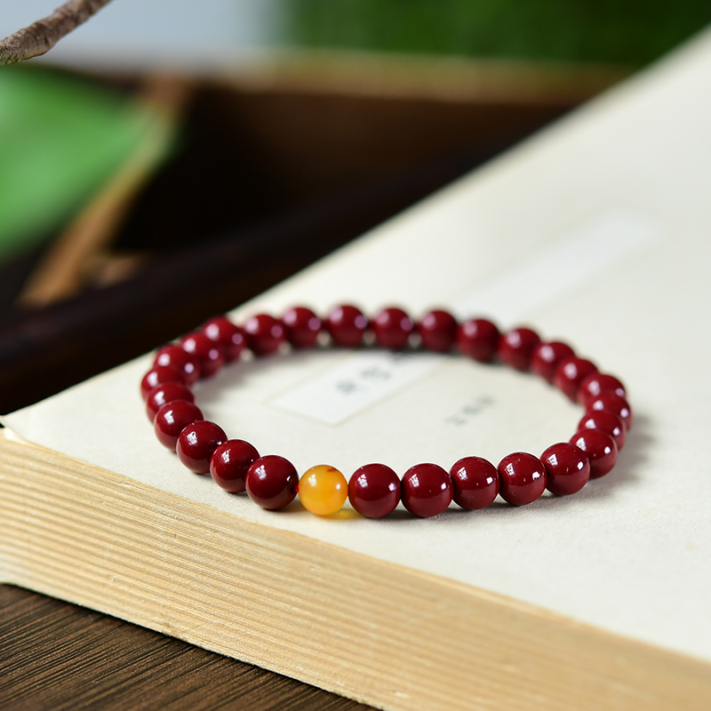 【颜会长甄选】原创天然蜜蜡手链 A34 多样性发一件