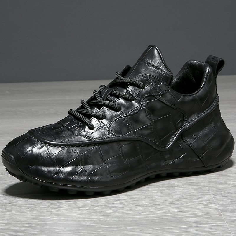 TA78潮牌高端男鞋2025秋冬季新款真皮休闲皮鞋男士时尚潮流运动鞋