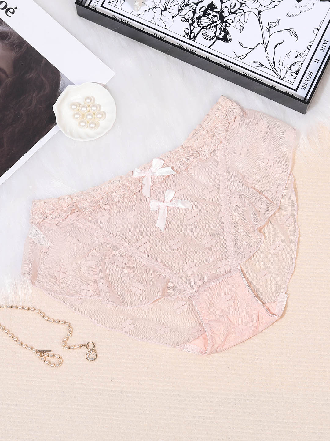 法式女士内裤～纯欲性感蕾丝低腰内裤