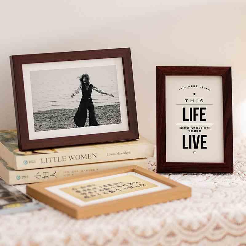 简约创意相框影楼婚纱画框摆台A4相片框挂墙A3