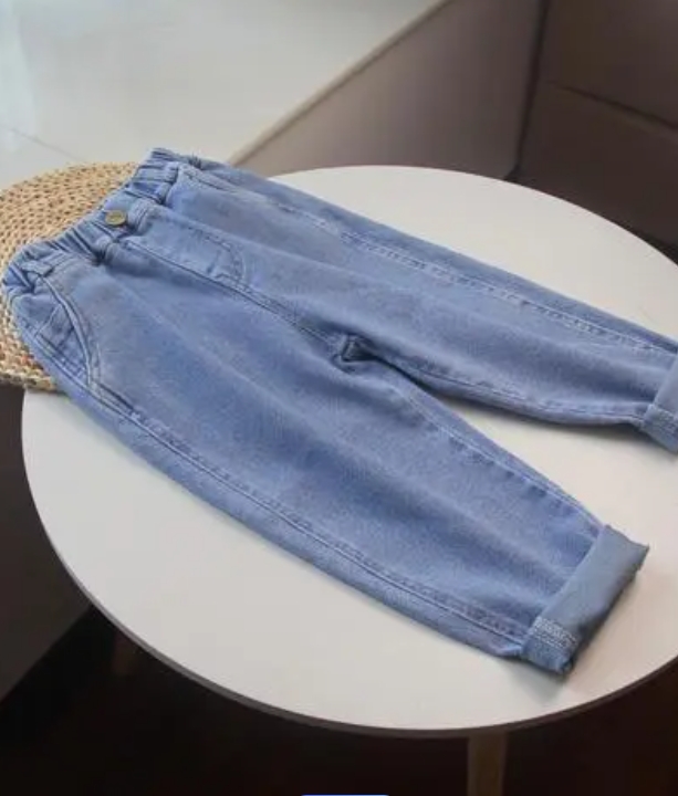女童薄款牛仔裤春秋款