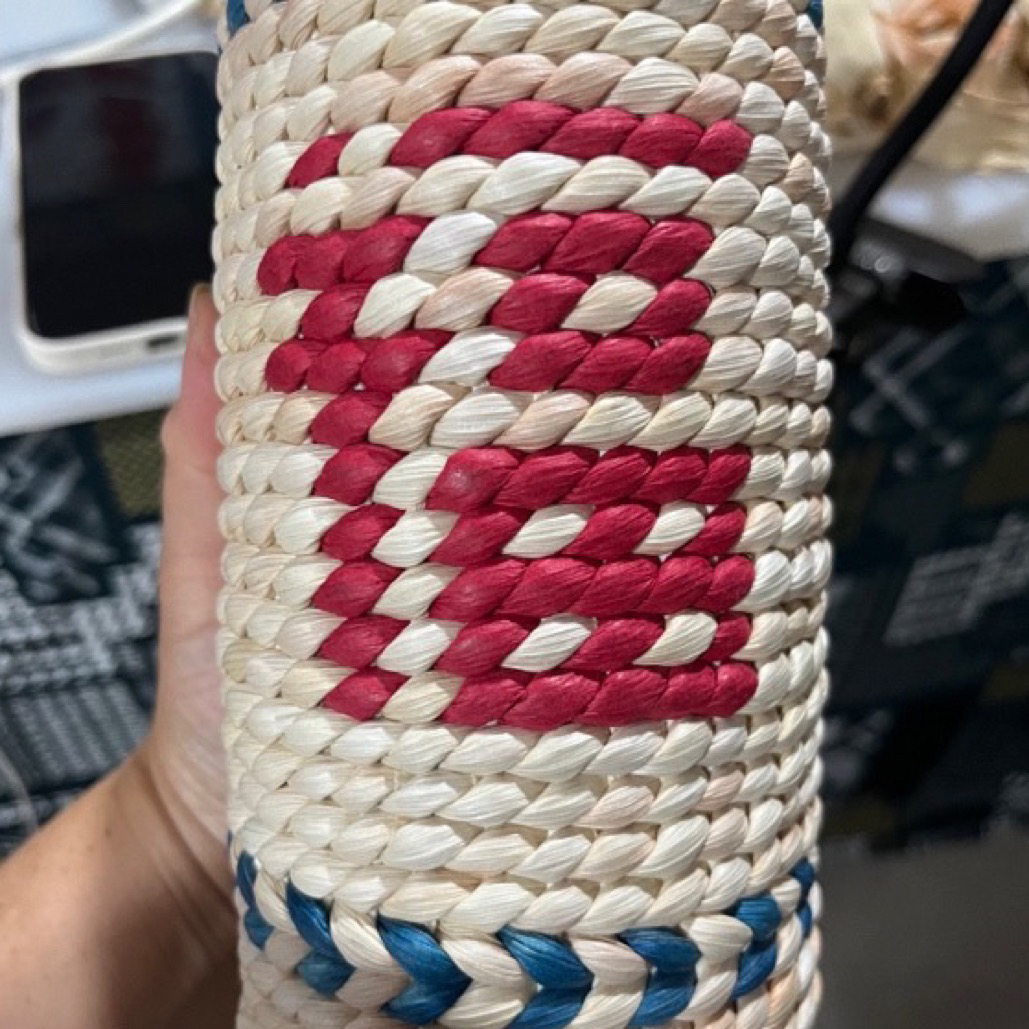 [辉南驻村书记推荐]拔尖手工艺品  草编作品  包邮