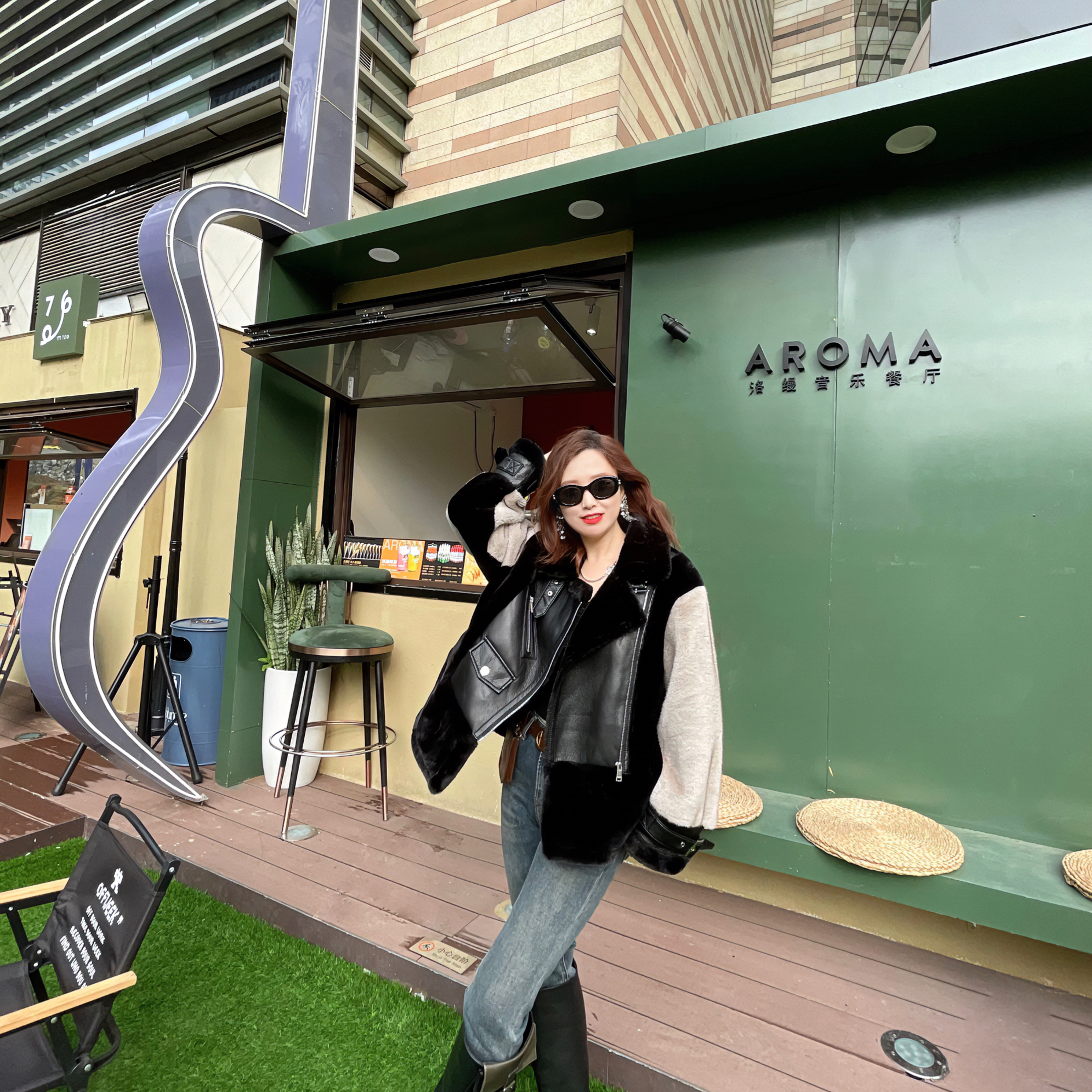 【机车美学】/winter短款洋气休闲女款机车风冬【防寒】保暖外套