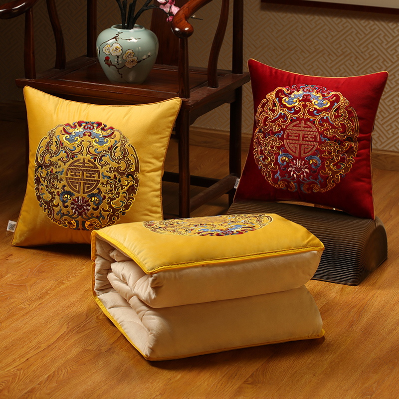 抱枕车用被子两用高档后排多功能抱枕被靠背靠枕小被子车载枕头被