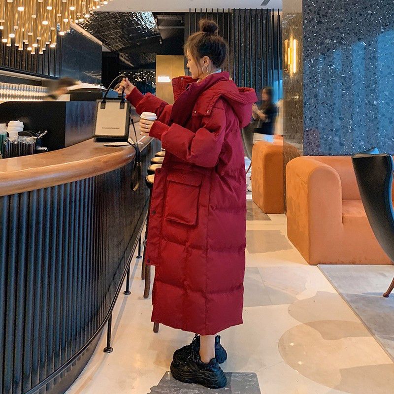 波司断码高级感超长款到脚踝加厚羽绒服女冬季新款韩版宽松保暖羽