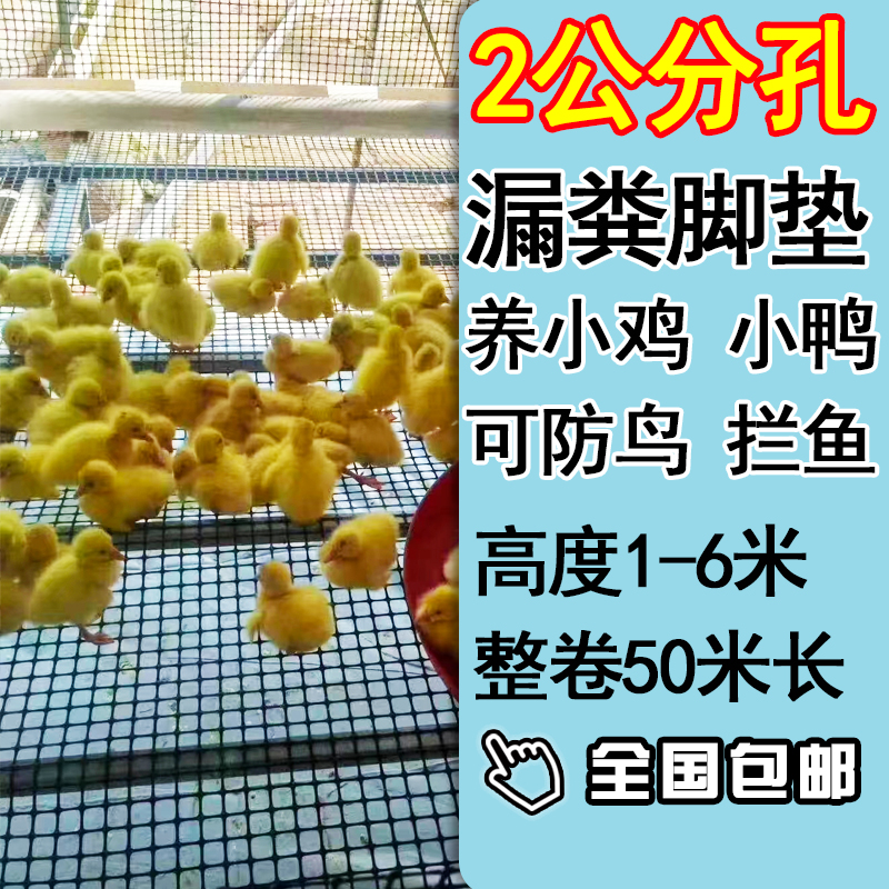 2厘米孔塑胶黑色塑料网格养殖网防护养鸡鸭鹅圈果园菜园隔离栅栏