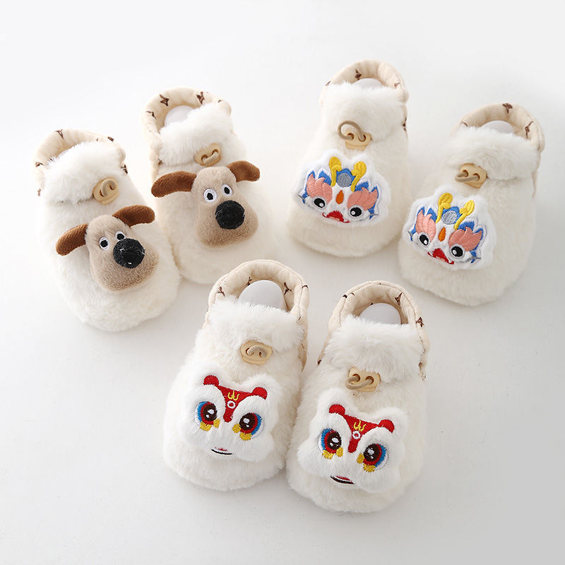 婴儿鞋子秋冬款加绒男女童小月龄步前鞋婴幼儿宝宝学步鞋软底加厚