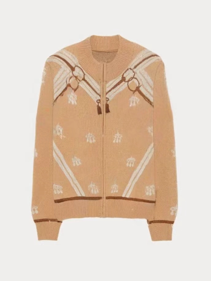 【我是老板娘】秋冬时尚百搭拉链针织开衫外套AB026