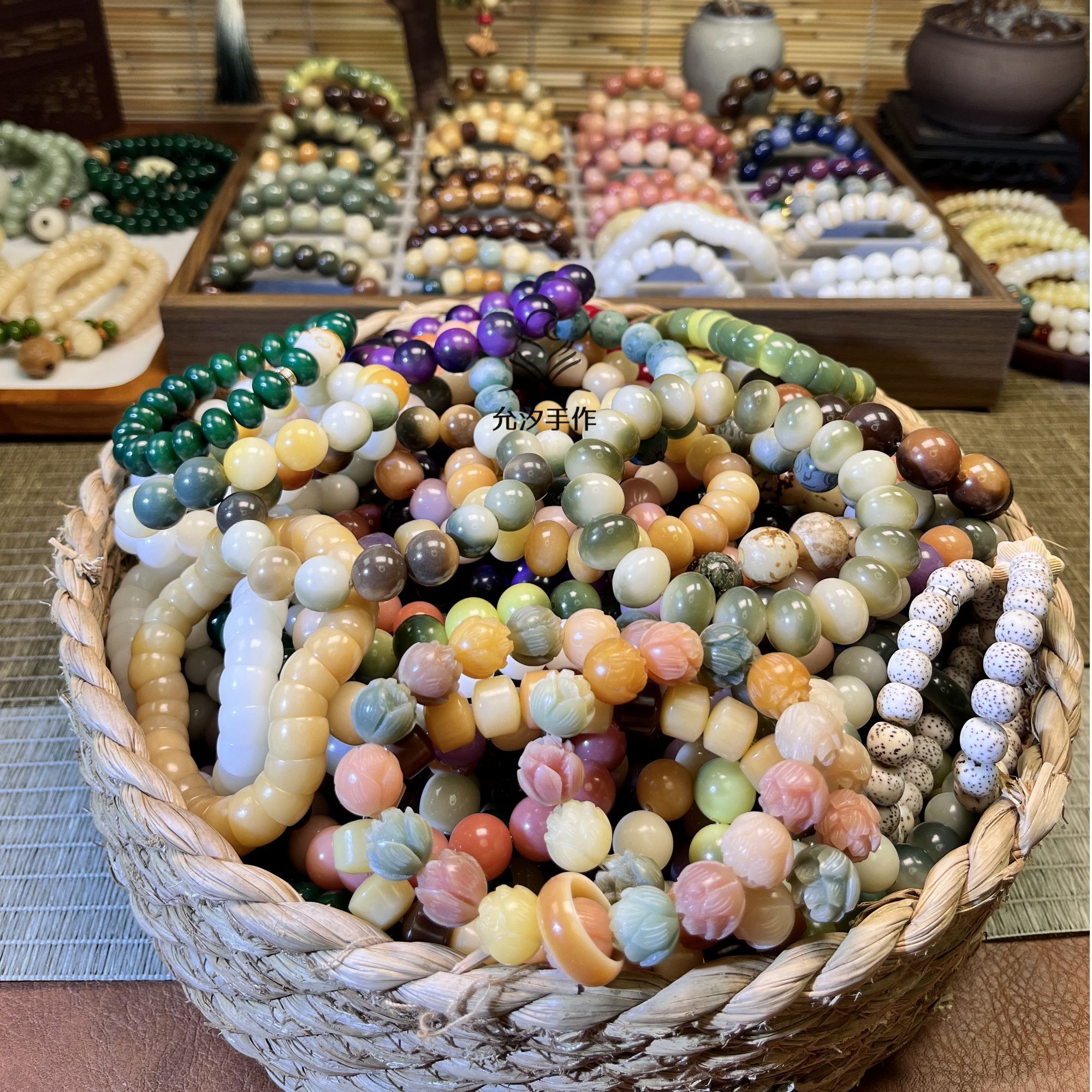 非金属木质手镯 【主播代拆】（拍1拆3）天然文玩菩提木制手串吊坠