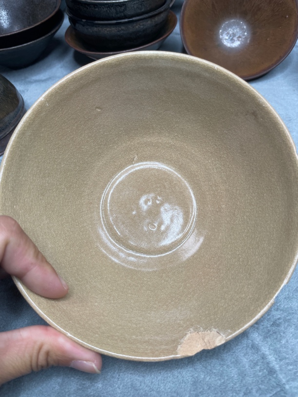 浙江龙泉窑、宋龙泉、米黄釉龙泉、龙泉碗