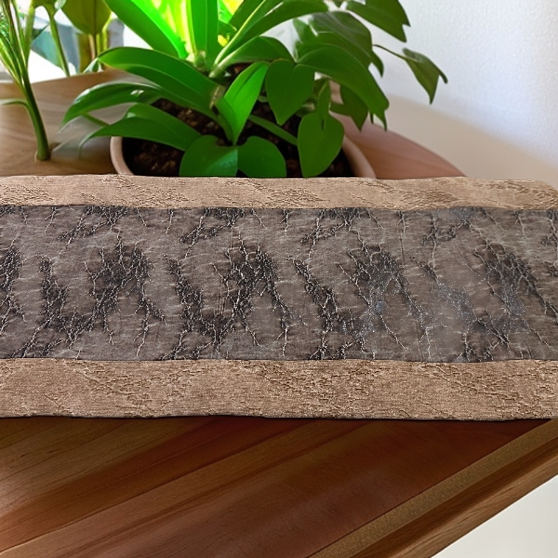 【半日茶闲】手工老料香云纱茶席真丝茶桌垫复古禅意防水桌旗茶道