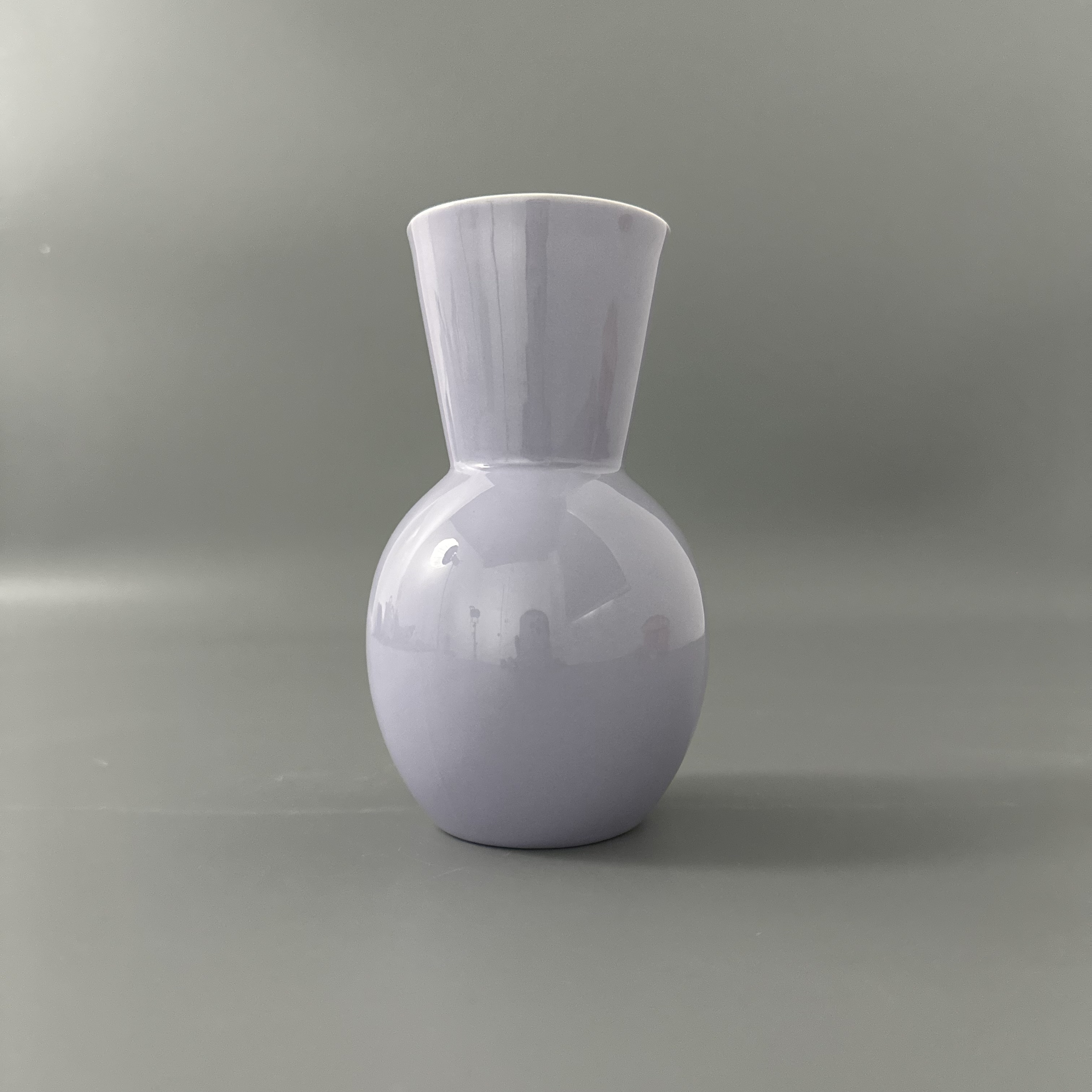 【AS家】6.5*6.5*15cm 小号直筒新款简约 浅紫色装饰 花瓶花插  