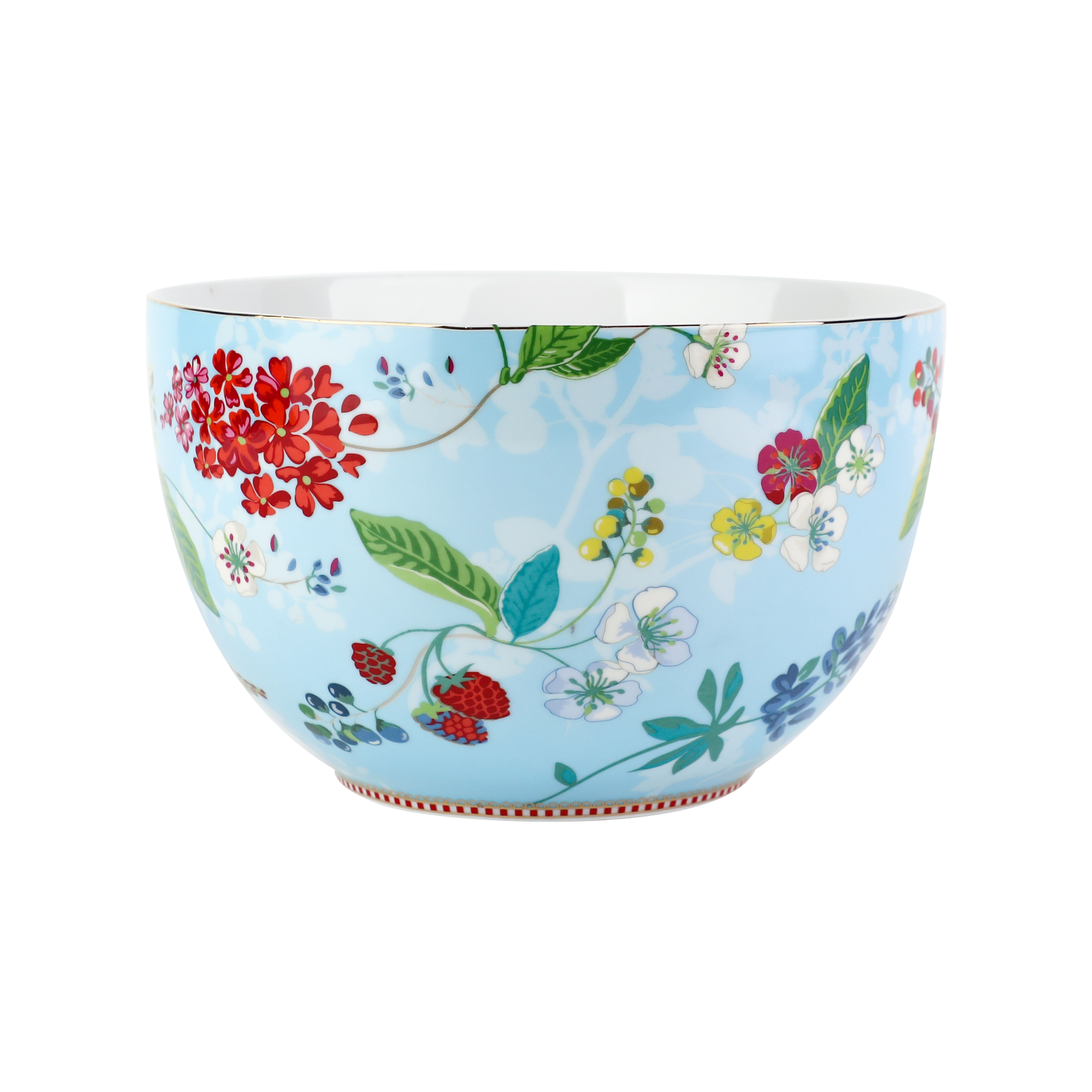 【PS家】23cm 马氏 蜂鸟蓝 汤碗 高温白瓷 彩盒装