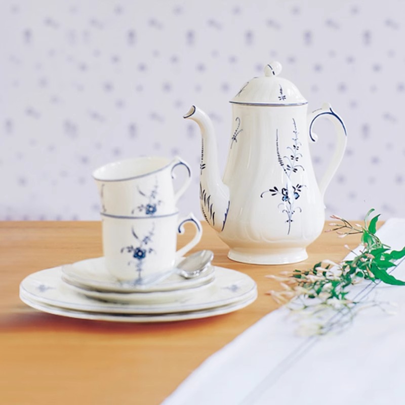 villeroyboch德国唯宝进口下午茶具陶瓷卢森堡情侣新婚礼物