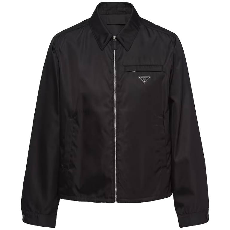 未使用 Prada/普拉达 Re-Nylon再生尼龙梭织夹克外套男士休闲