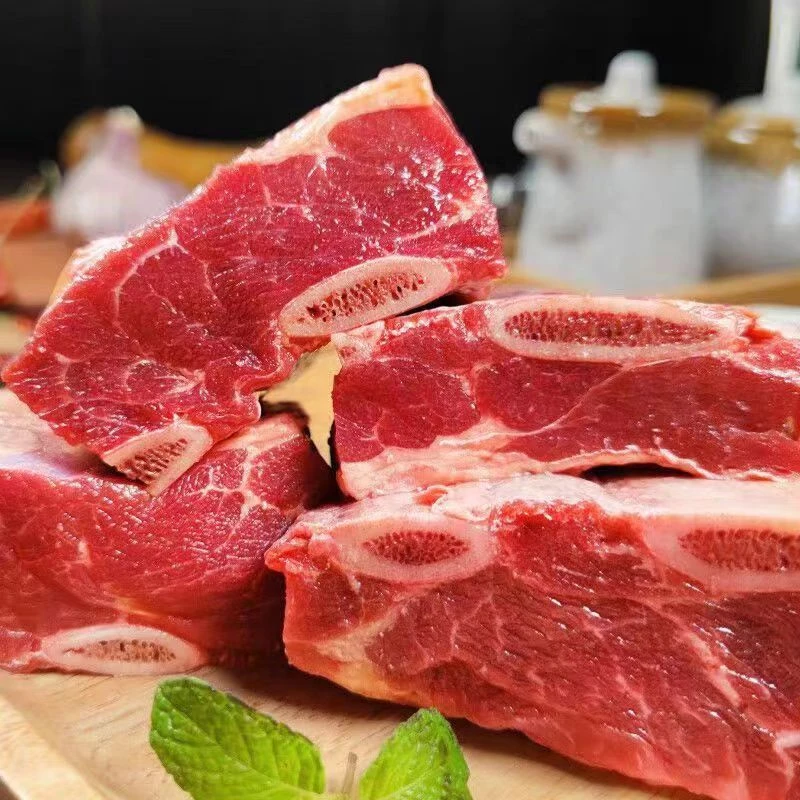 【5斤谷饲牛肋排后胸】带骨带肉黄牛肋排清真冷链冷鲜原切牛排肉