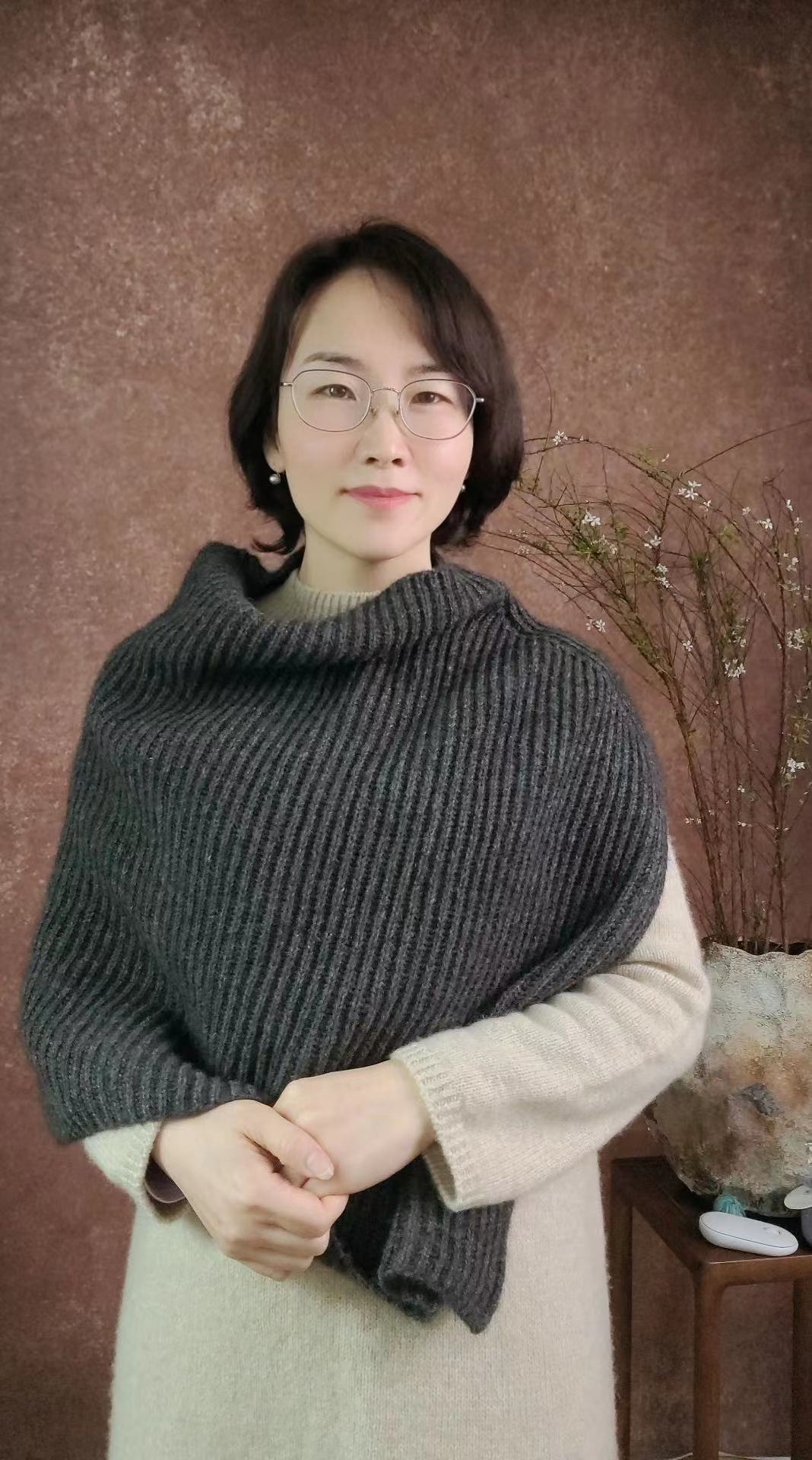 梧桐细雨编织《且从容》披肩编织材料包（非成品）