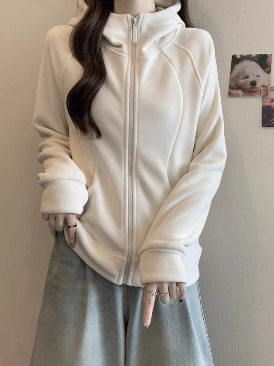 【马】冬季新款潮流韩版百搭纯色女装卫衣（非看直播勿拍）