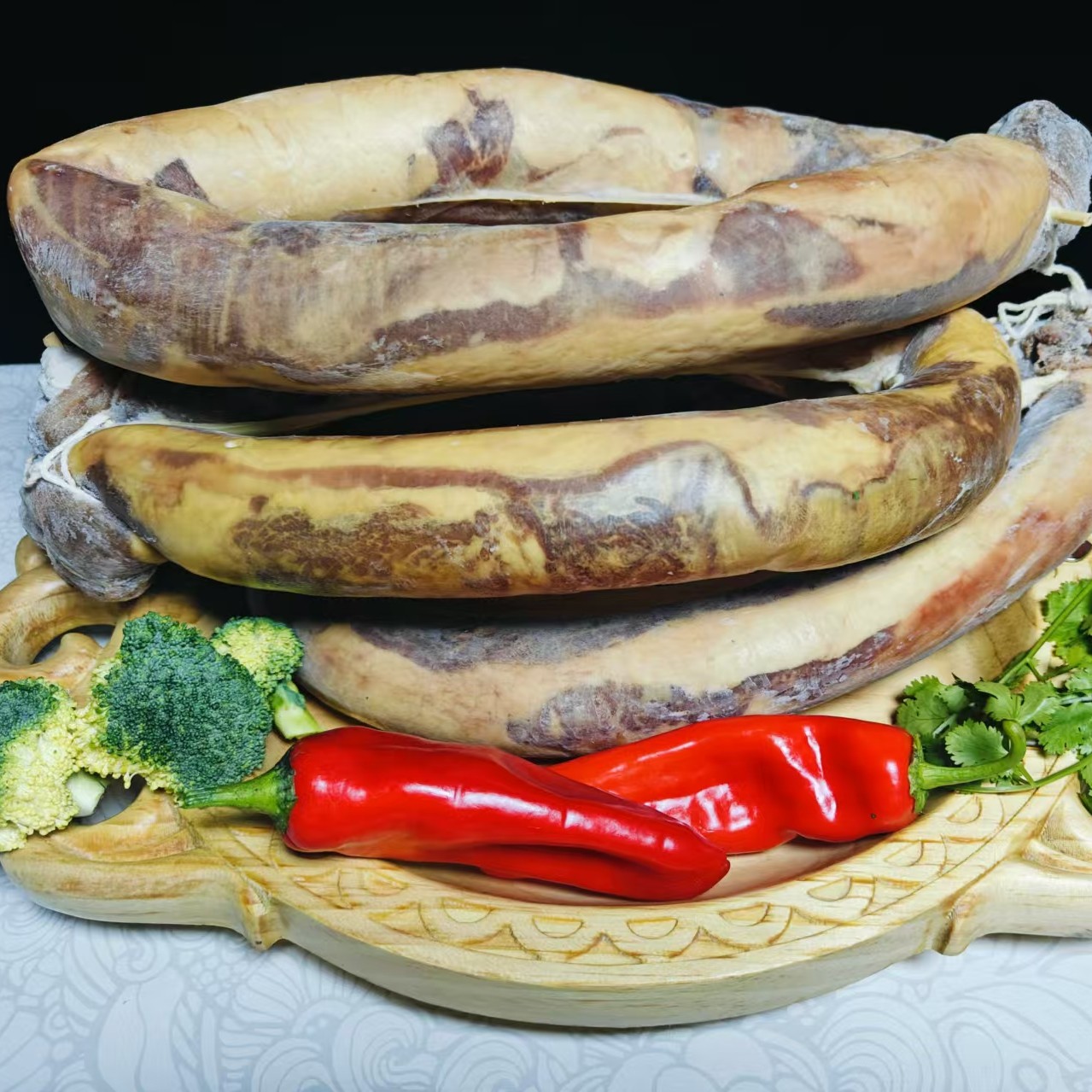 哈萨克纯手工马排骨马肠（马卡孜）顺丰包邮